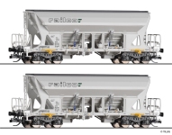 Tillig 01111 - TT - 2-tlg. Set Selbstentladewagen, Railco, Ep. VI